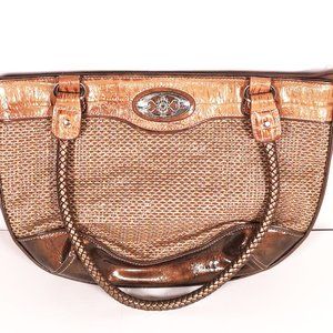 MC MArc Chantel Western Leather Bronze Purse/ Handbag Medium